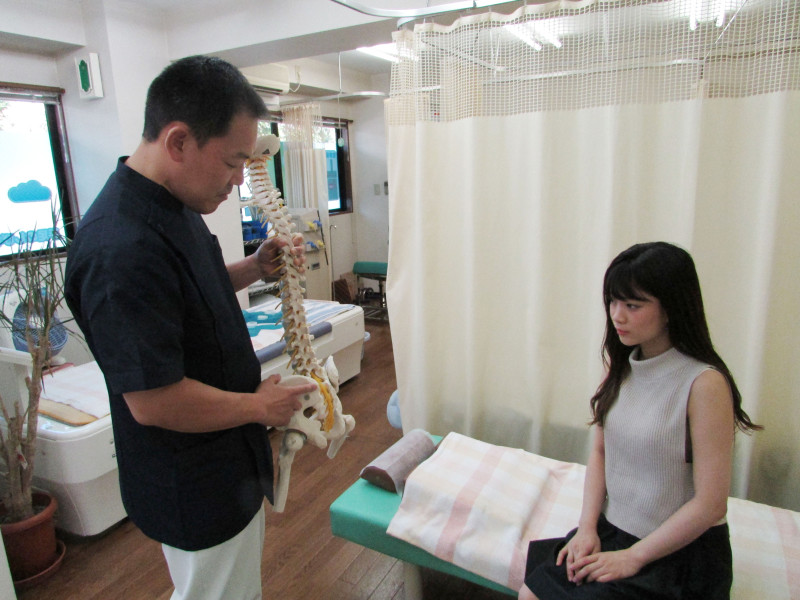 保谷のぎっくり腰治療で日常生活指導